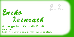 eniko keinrath business card
